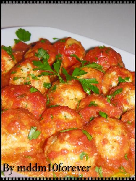 POLPETTE DI RICOTTA CON SUGO AL POMODORO