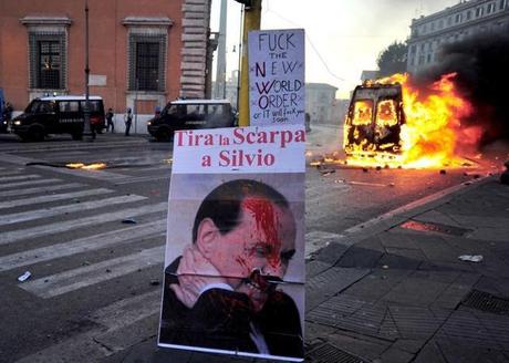 Indignati a Roma – 15 ottobre 2011 è guerra civile