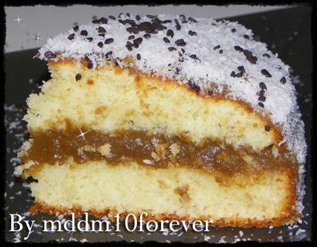 TORTA AL COCCO CON CREMA AL CAFFè