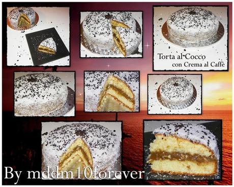 TORTA AL COCCO CON CREMA AL CAFFè