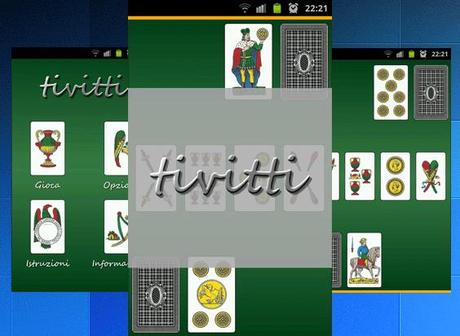 Tivitti il popolare gioco di carte Siciliano è disponibile per Android!