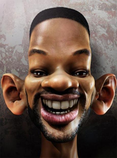 willsmith caricature