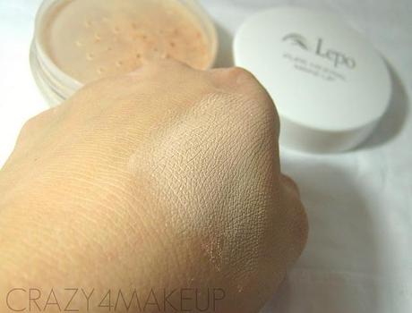 Review & Swatches LEPO ''Pure Mineral'' Loose Mineral Powder n.51