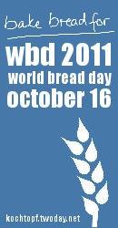 ...6° World Bread Day - 16 ottobre 2011...Pina e la mia corona ai 4 semi...