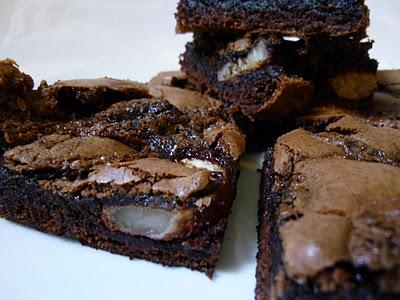 brownies con banane