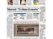 prime pagine quotidiani italiani ottobre 2011