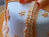 Torta pacco regalo stelline