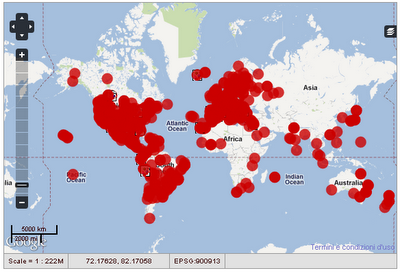 Gli indignati nel mondo: una mappa mondiale del 15 ottobre