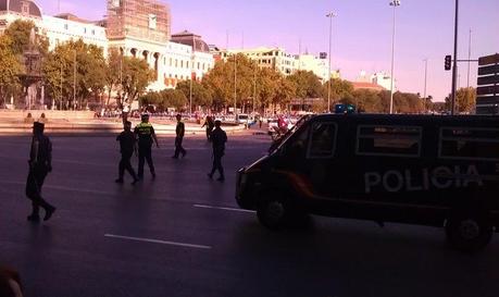 Atocha, confluiscono due rami della manifestazione