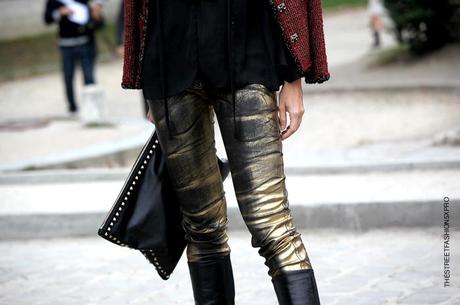 In the Street...Outside Chanel...Paris FW SS 2012