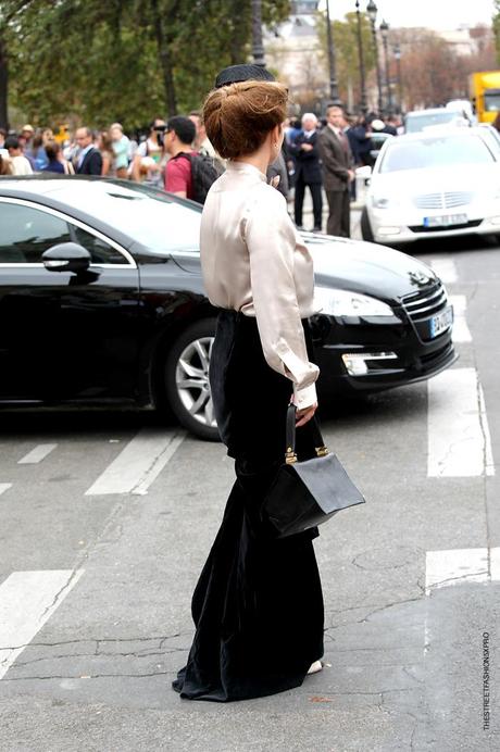 In the Street...Outside Chanel...Paris FW SS 2012