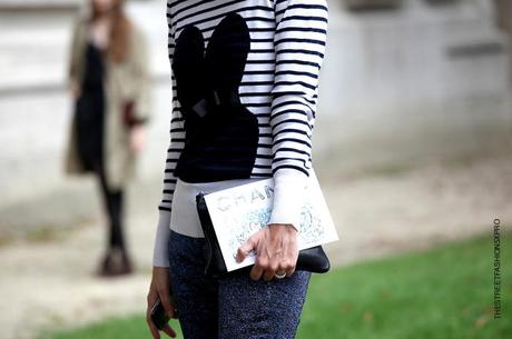 In the Street...Outside Chanel...Paris FW SS 2012