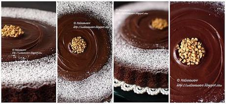 torta al tripo cioccolato (fondente, cacao e gocc)