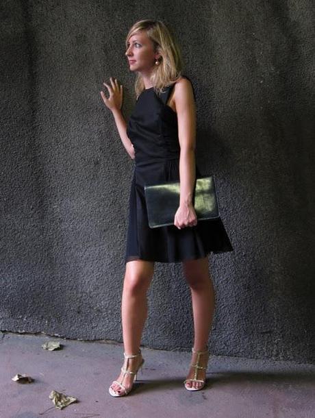 Black cocktail dress on Zalando