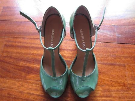 Green shoe as self-gift