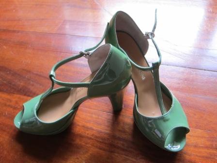 Green shoe as self-gift