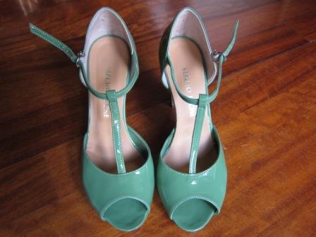 Green shoe as self-gift