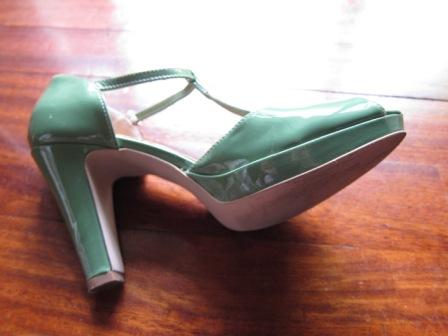 Green shoe as self-gift