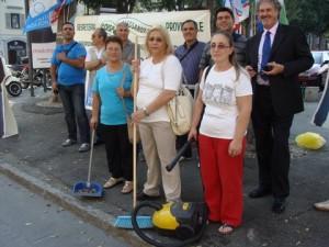 sap polizia protesta