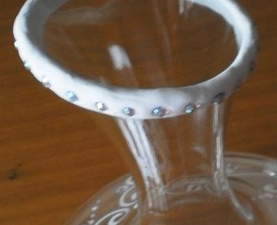 Come recuperare: un decanter sbeccato