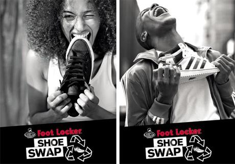 Foot Locker – Sneaker Face. Cosa fai con le tue scarpe? ‘SHOE SWAP’, dal 23 ottobre al 5 novembre