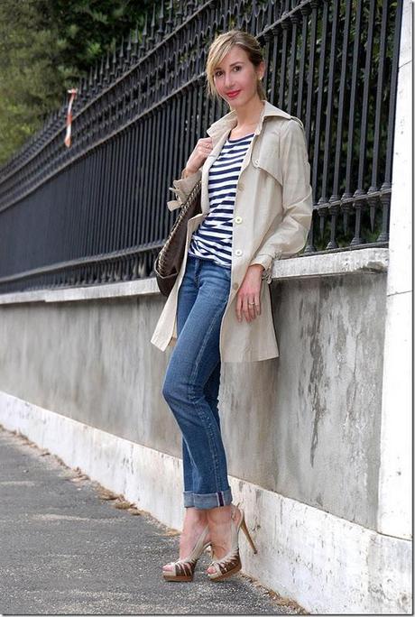 3_maglia righe-trench beige