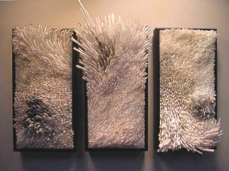 TEXTURES DI VETRO TRIDIMENSIONALI: LE INCREDIBILI SCULTURE DI SHAYNA LEIB