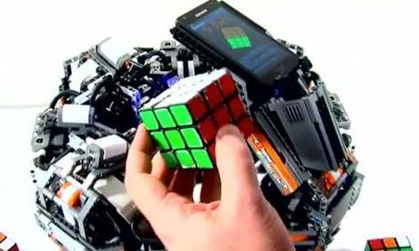 Cubestormer, Lego Mindstorms Nxt e Samsung Galaxy S II