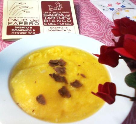 Polenta con tartufo