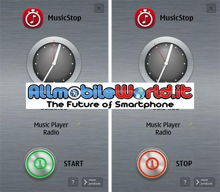 MusicStop : Programmare lo spegnimento della musica su smartphone Nokia Symbian