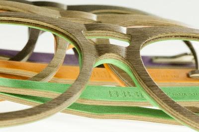 gli occhiali in legno di Valerio Cometti