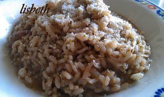 Risotto alle erbette con sentore di limone