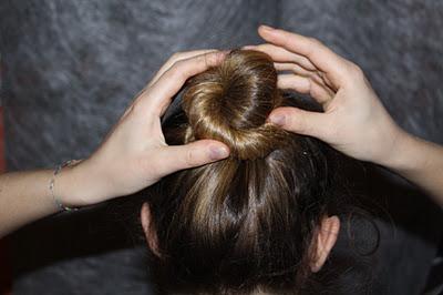 Lo chignon con le spirali