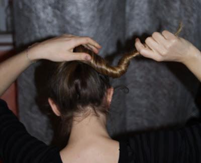 Lo chignon con le spirali