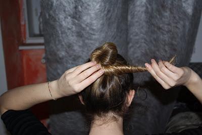 Lo chignon con le spirali