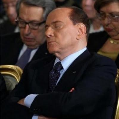 Berlusconi fa sogni d'oro alla cerimonia per i cavalieri del lavoro