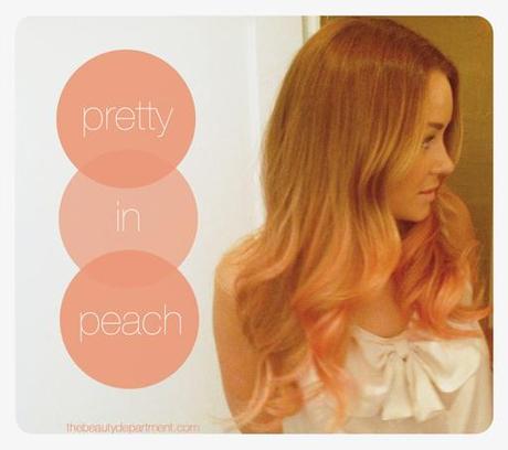 BEAUTY | Lauren Conrad's peachy hair
