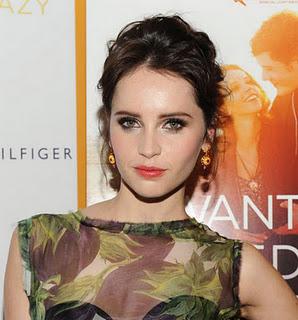 Felicity Jones with Dolce & Gabbana jewelry