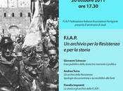 Federazione italiana associazioni partigiane, convegno parlare archivio Resistenza storia