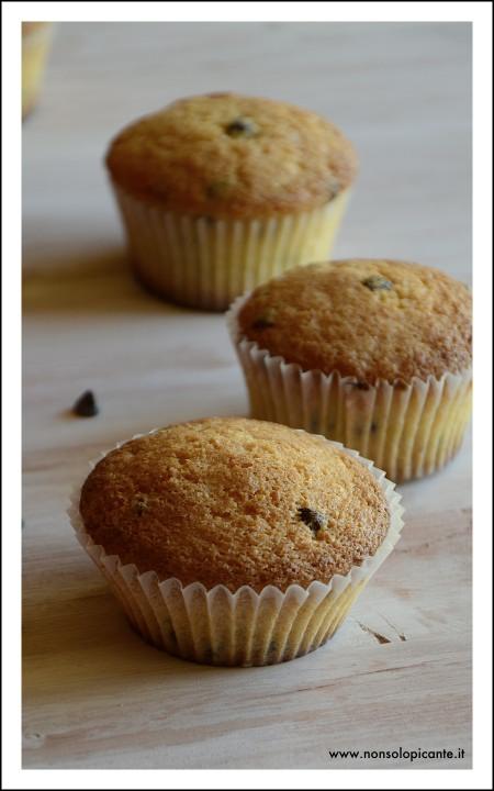 Muffin con gocce di cioccolato