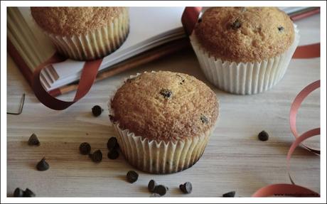 Muffin con gocce di cioccolato