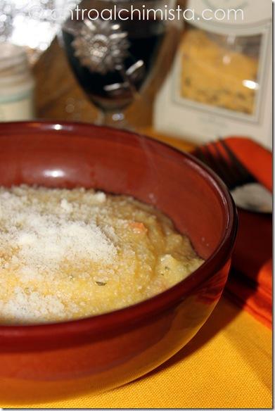 Polenta ai funghi con burro al tartufo 1