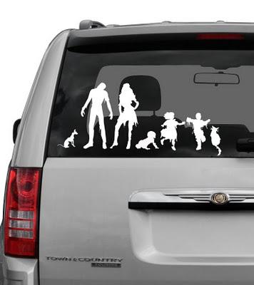 Zombie Family Decal: personalizzate la vostra macchina