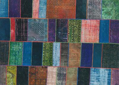 PATCHWORK PATTERN from VINTAGE RUGS