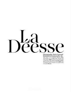 Isabeli Fontana in Dolce & Gabbana per Vogue Paris