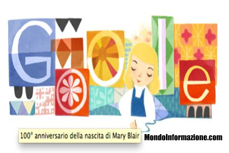 100° anniversario dalla nascita di mary Blair Google: Logo ( Doodle ) 21 Ottobre 2011   100° anniversario dalla nascita di Mary Blair