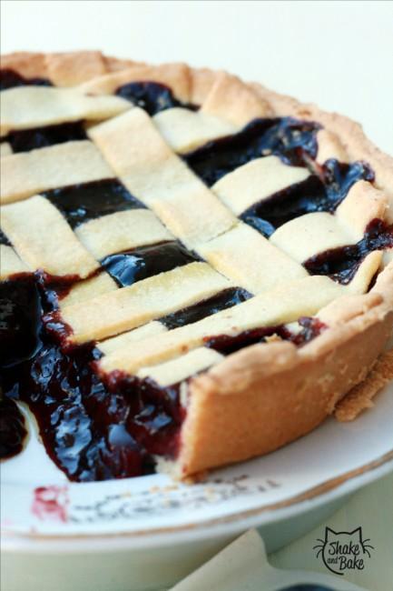 Crostata con composta di prugne al Porto