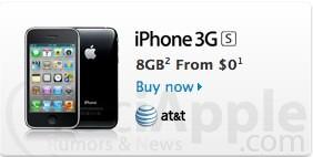 Sold out per iPhone 3GS gratis!