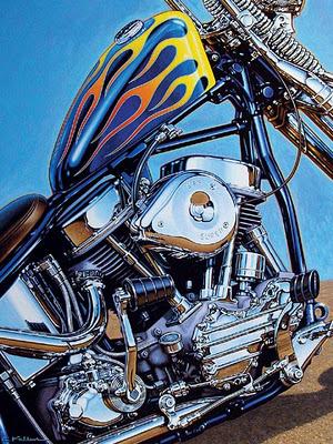 Motorcycle Art - Chris Kallas