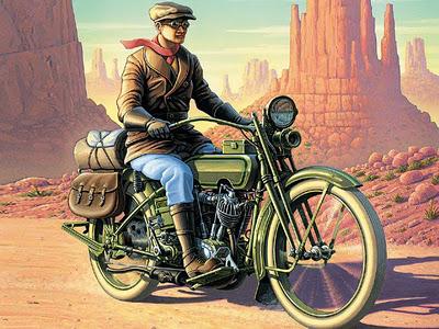 Motorcycle Art - Chris Kallas